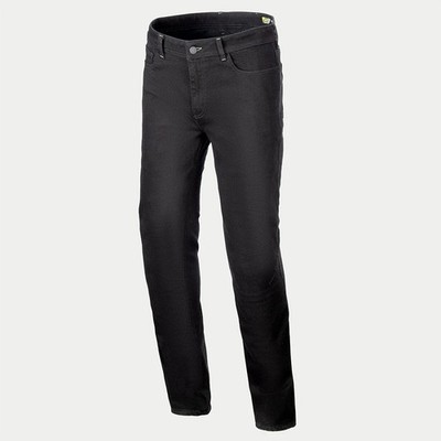 Alpinestars Cult-8 Stretch Motorrad Denim Jeans (Black Rinse)