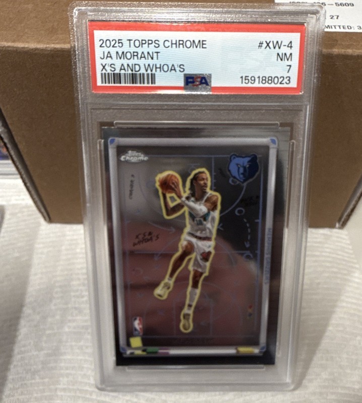 Topps 2025 Topps Chrome Ja Morant X's and Whoa's! #XW-4 PSA 7
