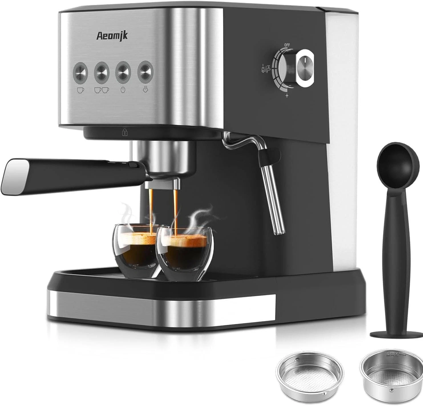 Professional Espresso Machine, 20 Bar with Milk Frother, Espresso Coffee Machine