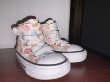 Converse Chuck Taylor All Star Metallic Glitter Infant/Toddler Shoes-Size 5 NIB