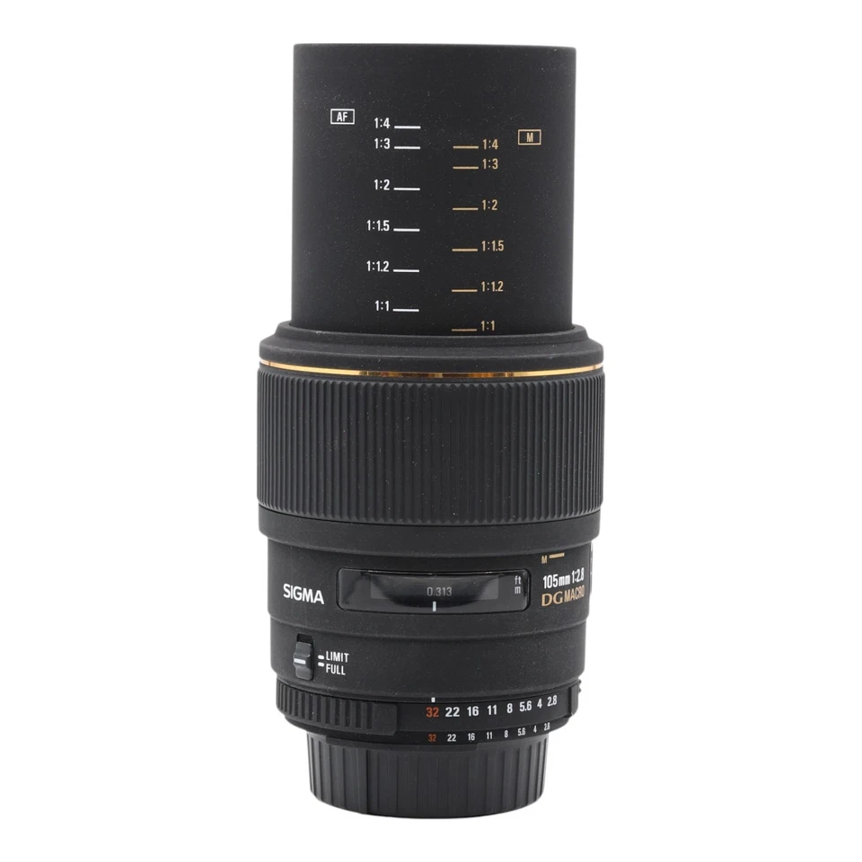 Sigma EX DG Macro AF Telephoto Lens 105Mm 2.8 1:2.8 - Nikon - Image 2 of 4