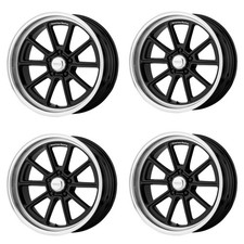 Set 4 American Racing Vintage Vn510 Draft 18x8 5x4.75 Black Diamond Rims 18 0mm Set 4 American Racing Vintage Vn510 Draft 18x8 5x4.75 Black Diamond Rims 18 0mm