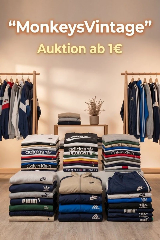 Sportswear Vintage Kleidung, T-Shirts, Sweatshirts, Shorts & Jackets