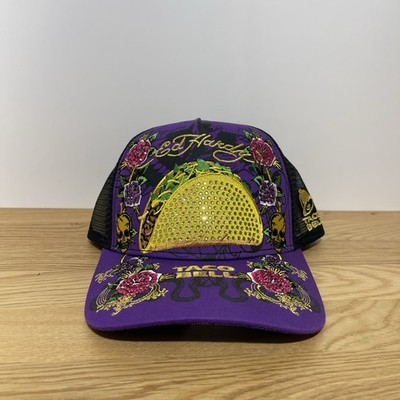 Limited Edition Taco Bell x Ed Hardy Y2K Decades SnapBack Hat Rare Authentic NWT