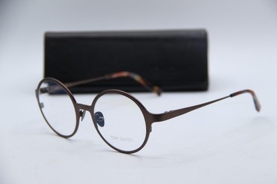 NEW TOM DAVIES TD 693 COL.1997 GUNMETAL HAVANA AUTHENTIC FRAMES EYEGLASSES 48-19