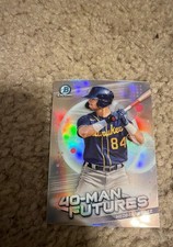2021 Bowman Chrome - 40-Man Futures Hedbert Perez #FMF-11 (RC)