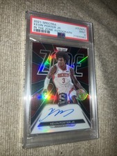 PSA 9 2021 Spectra Kevin Porter Jr In The Zone Autograph Red Prizm /75