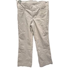 Dockers Womens Favorite Fit Khaki Pants Wide Leg Mid Rise Size 8