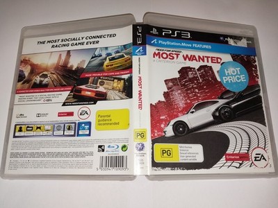 NEED FOR SPEED MOST WANTED (PLAYSTATION 3 PS3 GAME, PG)