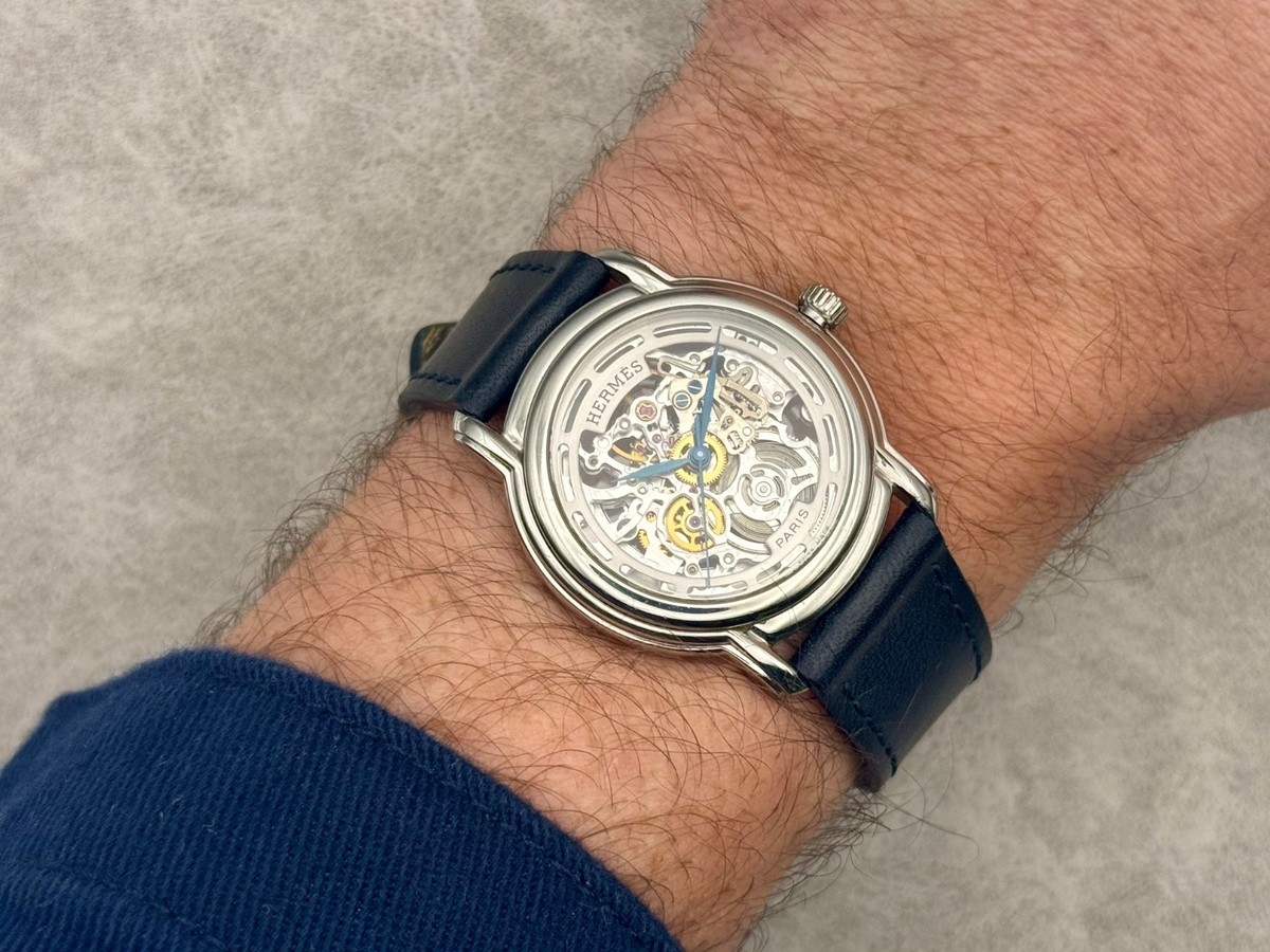 Hermès SM1.710 Skeleton Automatic “Sesame” 36mm Steel Exhibition