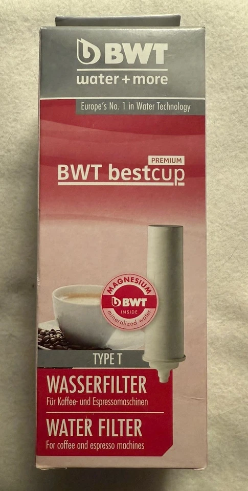 BWT bestcup Typ TYPE T Tankkartusche Wasserfilter Filterkartusche OVP Filter