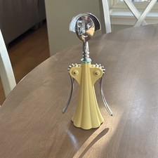 ALESSI ANNA G. Korkociąg Otwieracz do wina Żółty Alessandro Mendini ŚRUBA KORKOWA