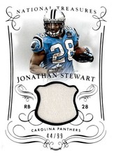 2014 Panini National Treasures Jonathan Stewart -JS  Jersey Relic /99 TV1913
