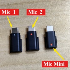 For DJI Mic 1  Mic 2 Mic MINI Replacement microphone type-C Adapter connector