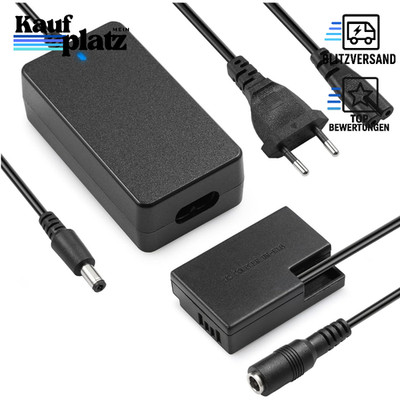Dummy-Batterie LP-E17 DC Coupler Adapter Kit für Canon EOS M3 M5 M6 200D 250D