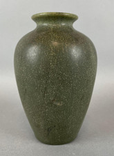 1923 Arts and Crafts Rookwood Pottery 605 Dark Moss Green Vase