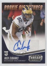 2021 Panini Chronicles Draft Picks Orange Nick Eubanks #TS-NEB Auto 0z8v