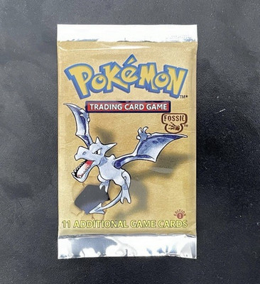 Pokémon TCG Fossil 1st Edition Booster Pack 1999
