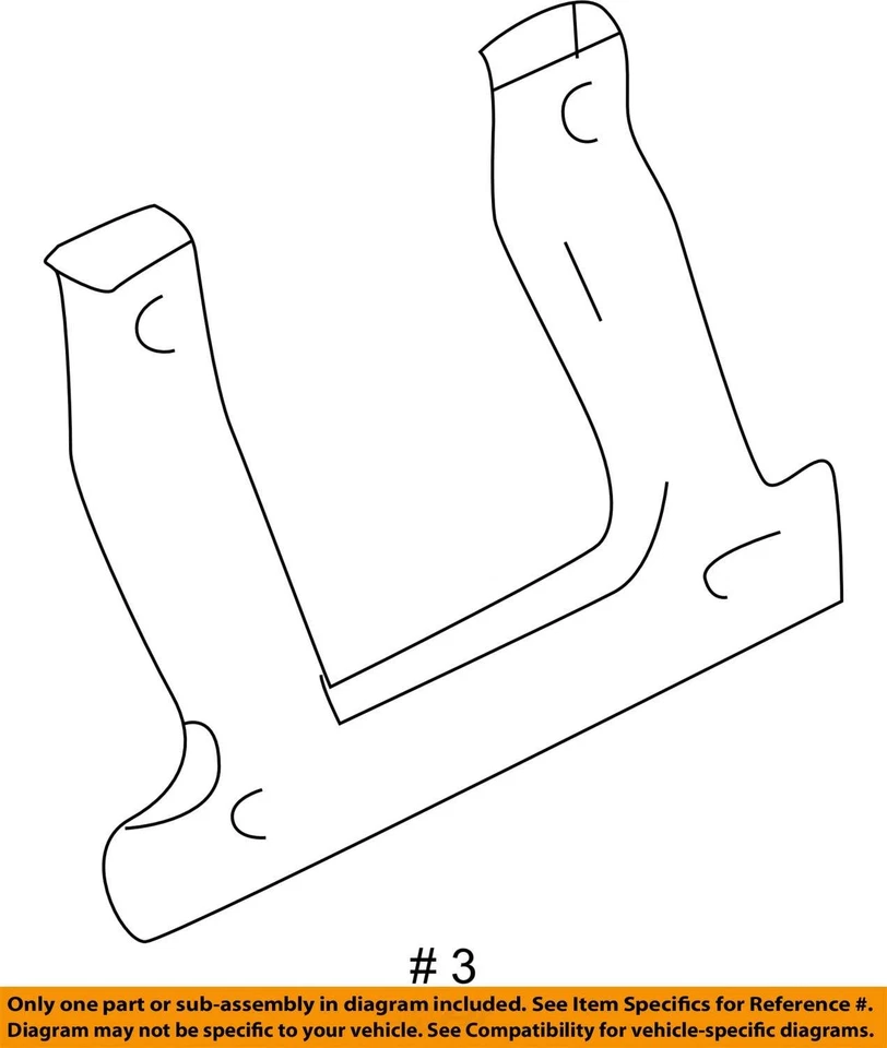 1995-1996 CHEVROLET GMC C3500 K3500 BRACKET TRANS OIL CLR UPR 15990592 -  NEW - Image 3 of 3