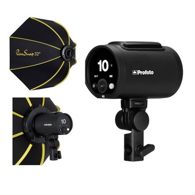 Profoto A2 The Little Big Off Camera Flash Head w/ Glow 32'' ParaSnap Octa Softbo