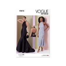 Vogue Schnittmuster V2010 - Kleid - Abendklei...