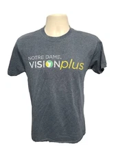 University of Notre Dame Vision Plus Adult Small Gray TShirt
