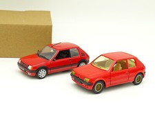 Norev Solido SB 1/43 - Lot Of 2 Peugeot 205 GTI Red