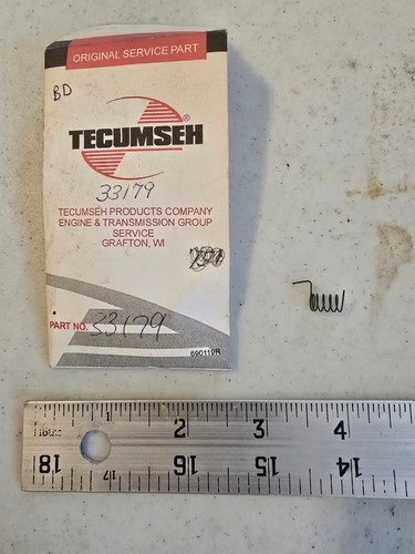 NOW Tecumseh Recoil Starter Spring Part # 33179 ~ FREE SHIPPING | eBay
