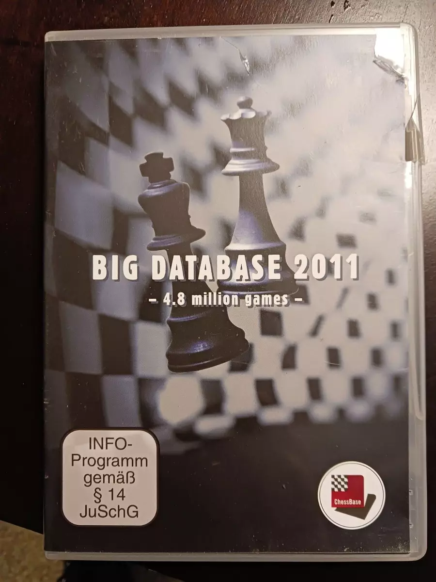 Chess Base: Big Database 2011 Chess Strategy DVD-Rom-4.8 Million Games