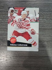 Niklas Lidstrom - Red Wings - 1991-92 Pro Set - #531 Rookie Card! (RC)