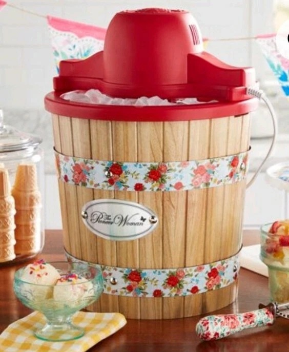 Pioneer Woman Sweet Rose Ice Cream Maker