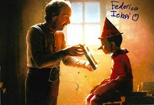 Pinocchio "Roberto Benigni & Federico Ielapi" Autogramme signed 20x30 cm Bild