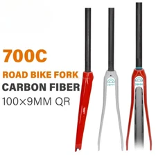 700C Carbon Road Bike Hard Fork 28.6MM Racing Fixed Gear Bicycle Front Fork