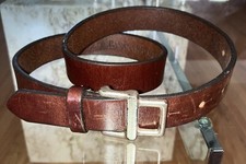 Banana Republic Brown Leather Belt - Made in USA Women's Size XS