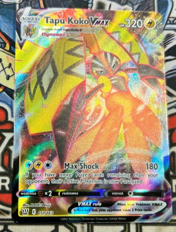 tapu koko vmax pokemon card value Tapu Koko Vmax *** 51/163 | Ultra Rare | Pokemon | NM Battle Styles SWSH05