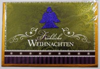 3D Weihnachtskarte - Umschlag - Klappkarte - Weihnachten - GrußKarten - 3D Karte