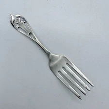 Antique Sterling Silver Weidlich Baby Child's Fork 3-5/8 inches
