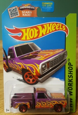 Hot Wheels 1978 Dodge Lil Red Express Pickup Truck Purple with