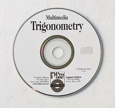 Pro One Software Multimedia Trigonometry CD-ROM WIN 95 3.1