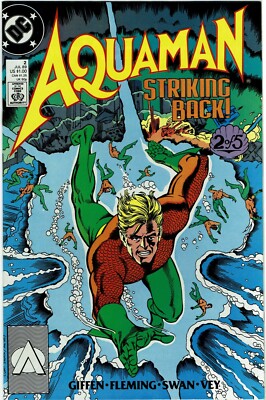 AQUAMAN #2 (JUL issue of the 1989 Five-Part Mini-Series),DC Comics,Striking Back