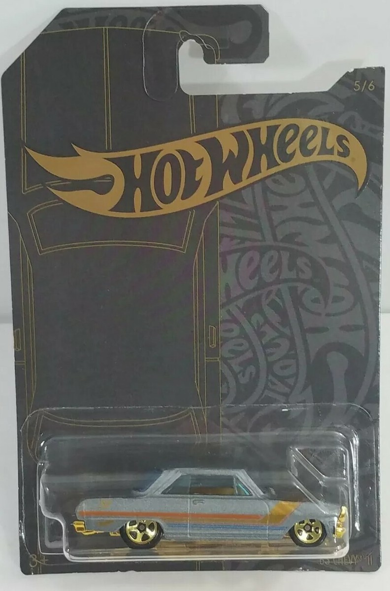 Hot Wheels SATIN AND CHROME SERIES 1963 Chevy SILVER GHN99, 5/6 | eBay