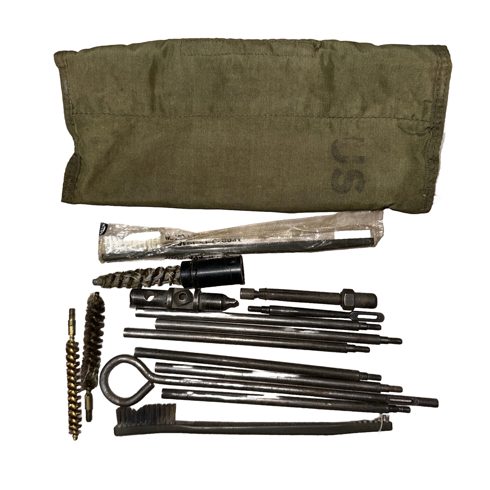 Vintage U.S. Military Rifle Gun Cleaning Kit Pouch Extras eBay