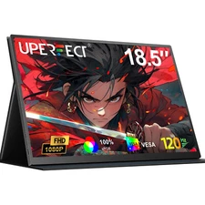 Portable Monitor 18.5 inch Portable Gaming Screen 120Hz IPS Display with VESA