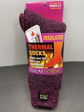 Woman  s Polar Extreme Thermal socks, Winter Socks, Size 5-9 One Size