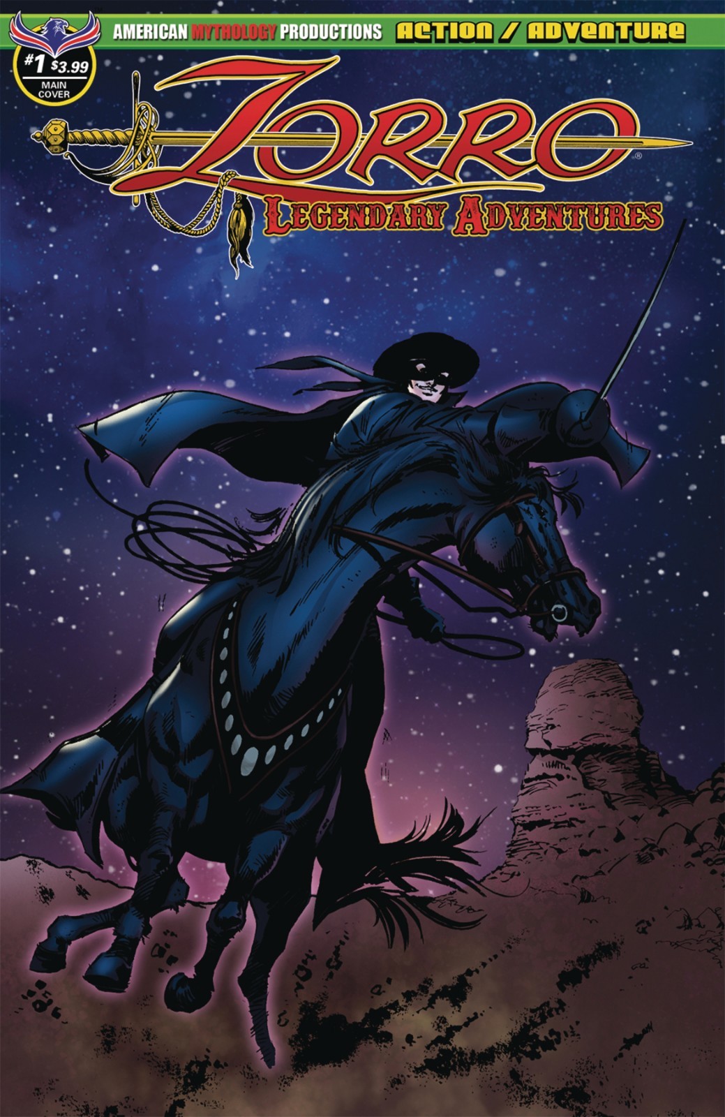 ZORRO LEGENDARY ADVENTURES #1 (2018) - Cover A - Back Issue