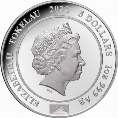 Tokelau 2022 DIANA Princess of Wales 25th $5 1 Oz Silver Proof