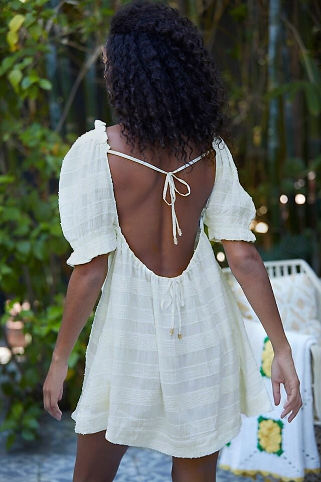 Free People Bask In The Sun Tunic Dress M 8 Women Casual Short