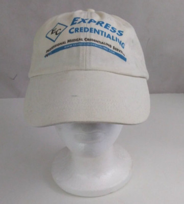Anvil Express Credentialing White Embroidered Unisex Adjustable Baseball Cap