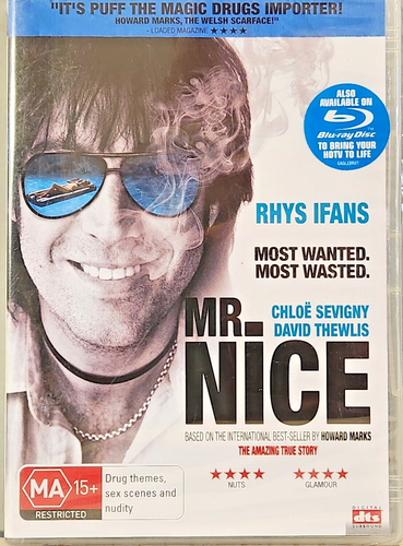 MR. NICE - Rhys Ifans, Chloe Sivigny, David Thewlis - NEW DVD - Afbeelding 1 van 2