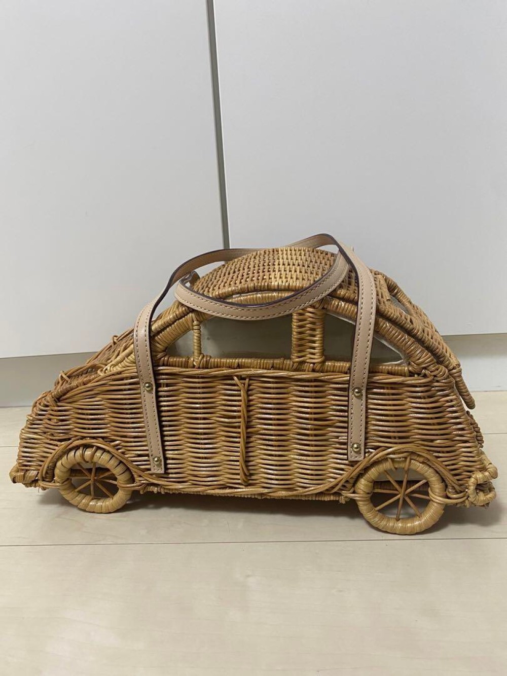 Kate Spade New York Vita Riva Wicker Car Bag image 3